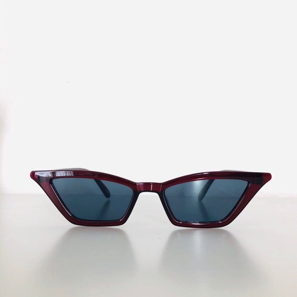 Retro Slim Cat Eye Sunglasses - Picture 2 of 4